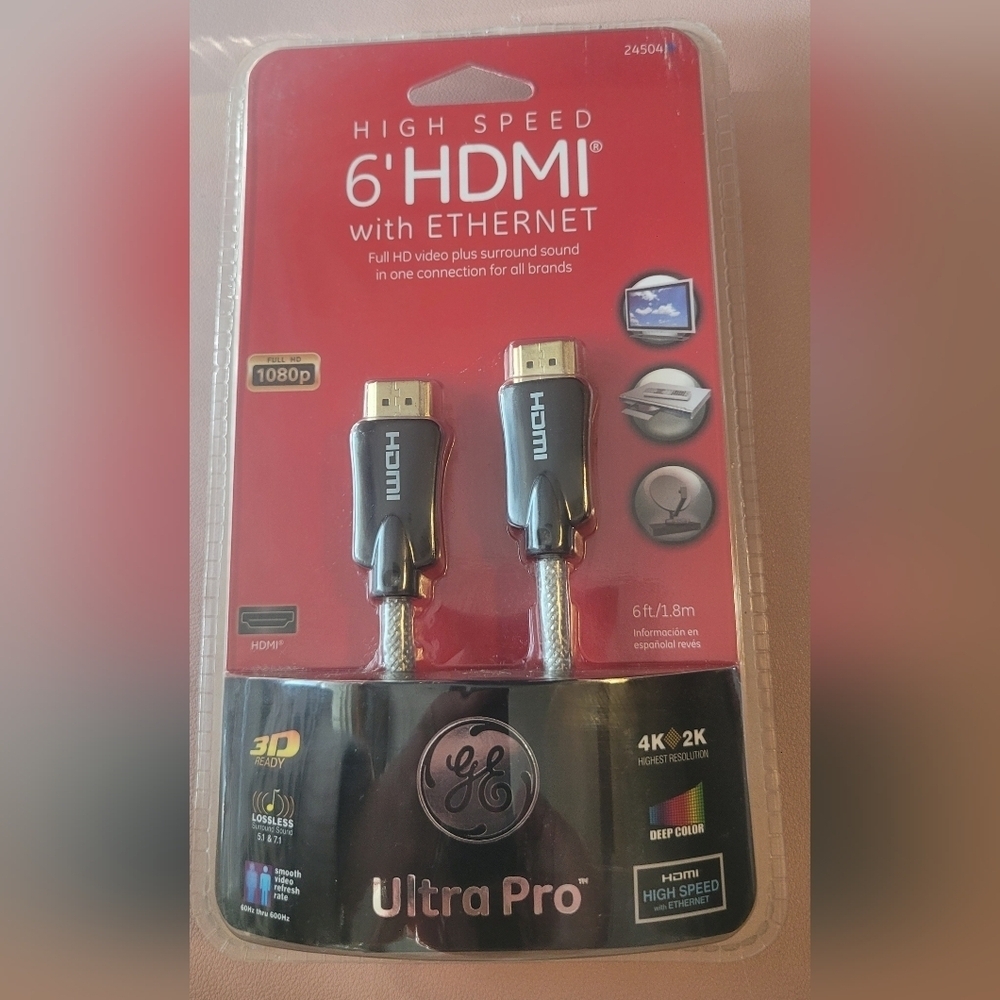 GE High Speed 6ft Cable - New